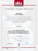 certifikat BVQI-ISO-9001